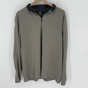 Nicoby 1/4 Zip Modal Short Long Sleeve Men’s Size XL Tan